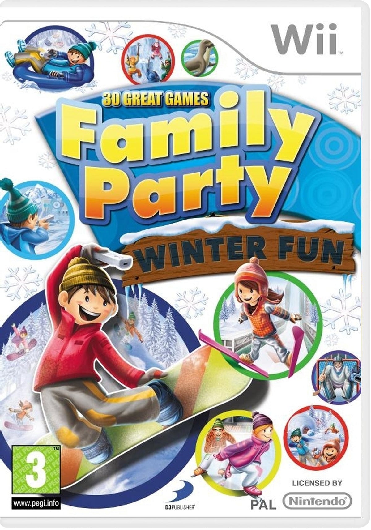 Gioco Family Party: 30 Great Games Winter Fun per Nintendo Wii