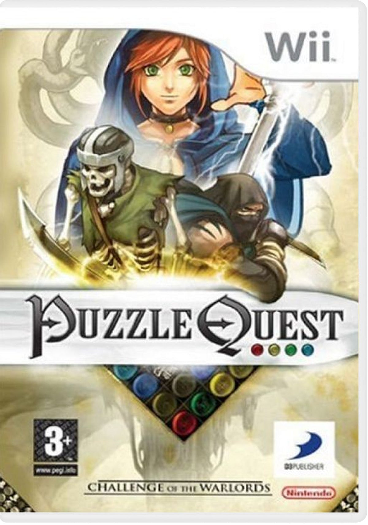 Gioco Puzzle Quest: Challenge of the Warlords per Nintendo Wii