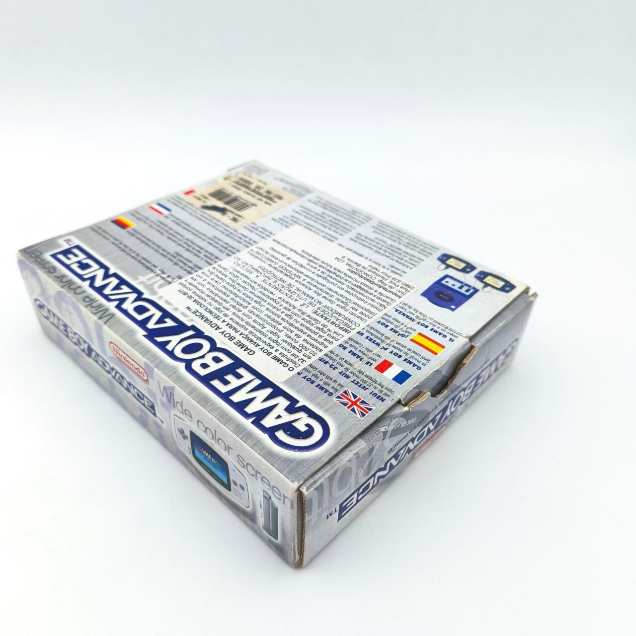 NINTENDO GAME BOY ADVANCE AGB-001 GRIGIO CONSOLE con SCATOLA ORIGINALE