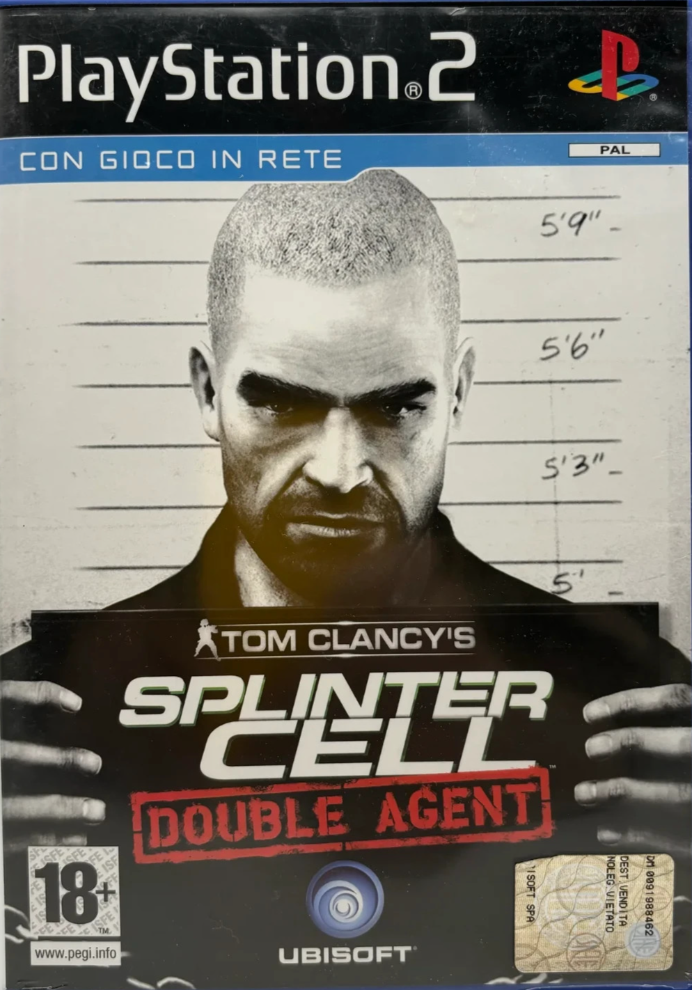 Gioco Splinter Cell Double Agent per PS2 Playstation 2