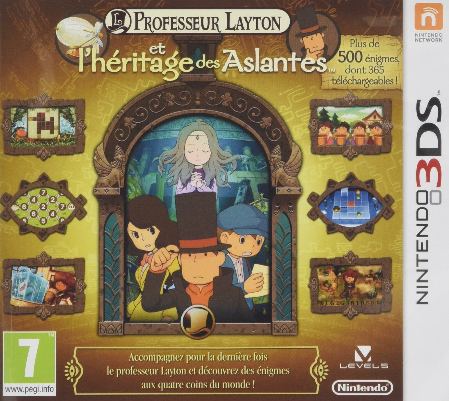 Gioco Professor Layton Et L'heritage Des Aslantes (FR) per Nintendo 3DS 2DS