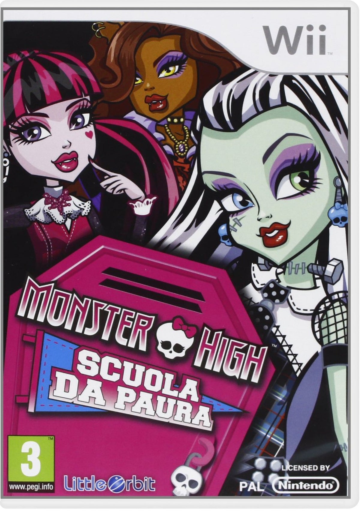 Gioco Monster High Scuola Da Paura per Nintendo Wii