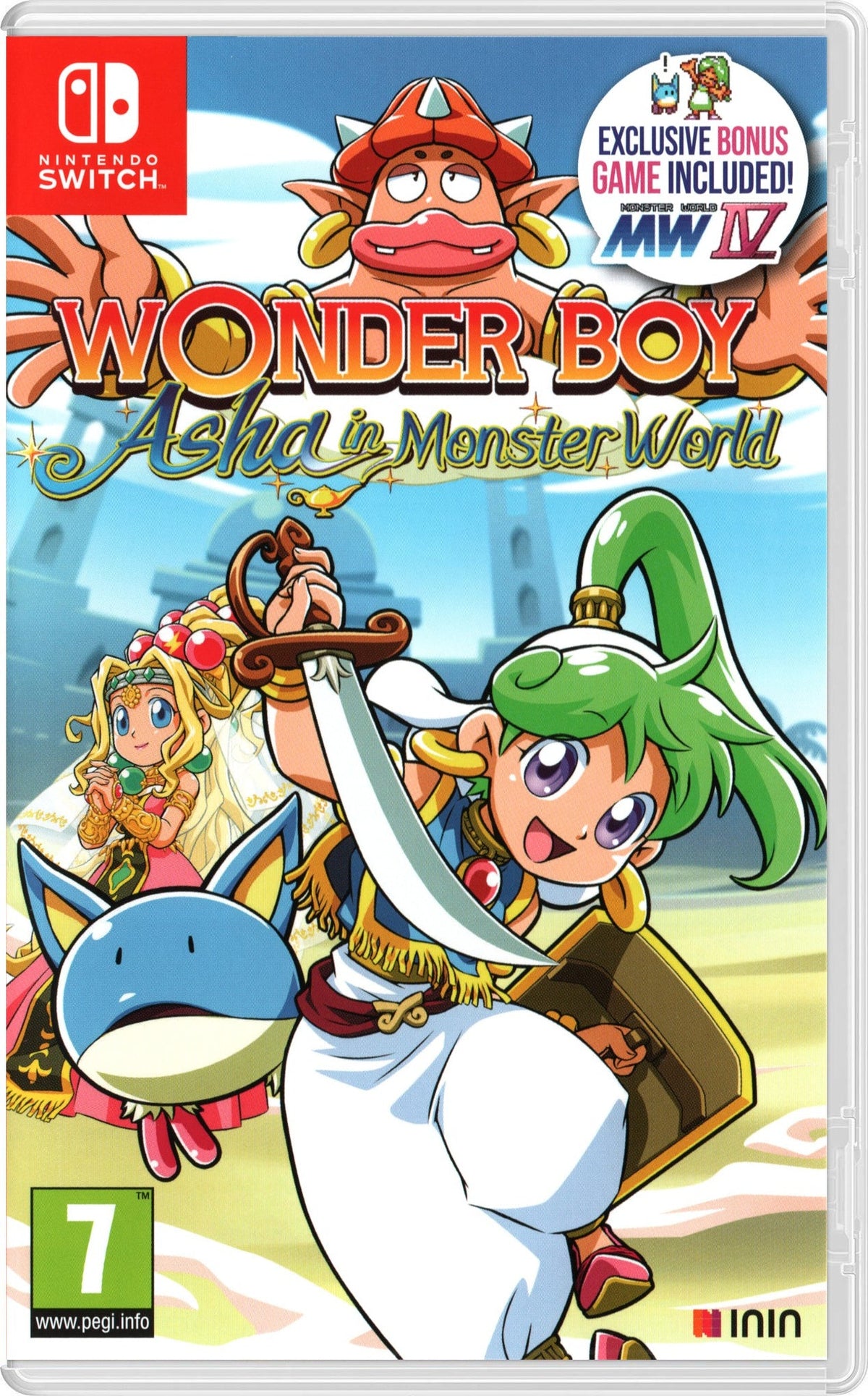Gioco Wonder Boy Asha in Monster World per Nintendo Switch