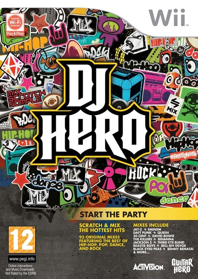 Gioco DJ Hero per Nintendo Wii