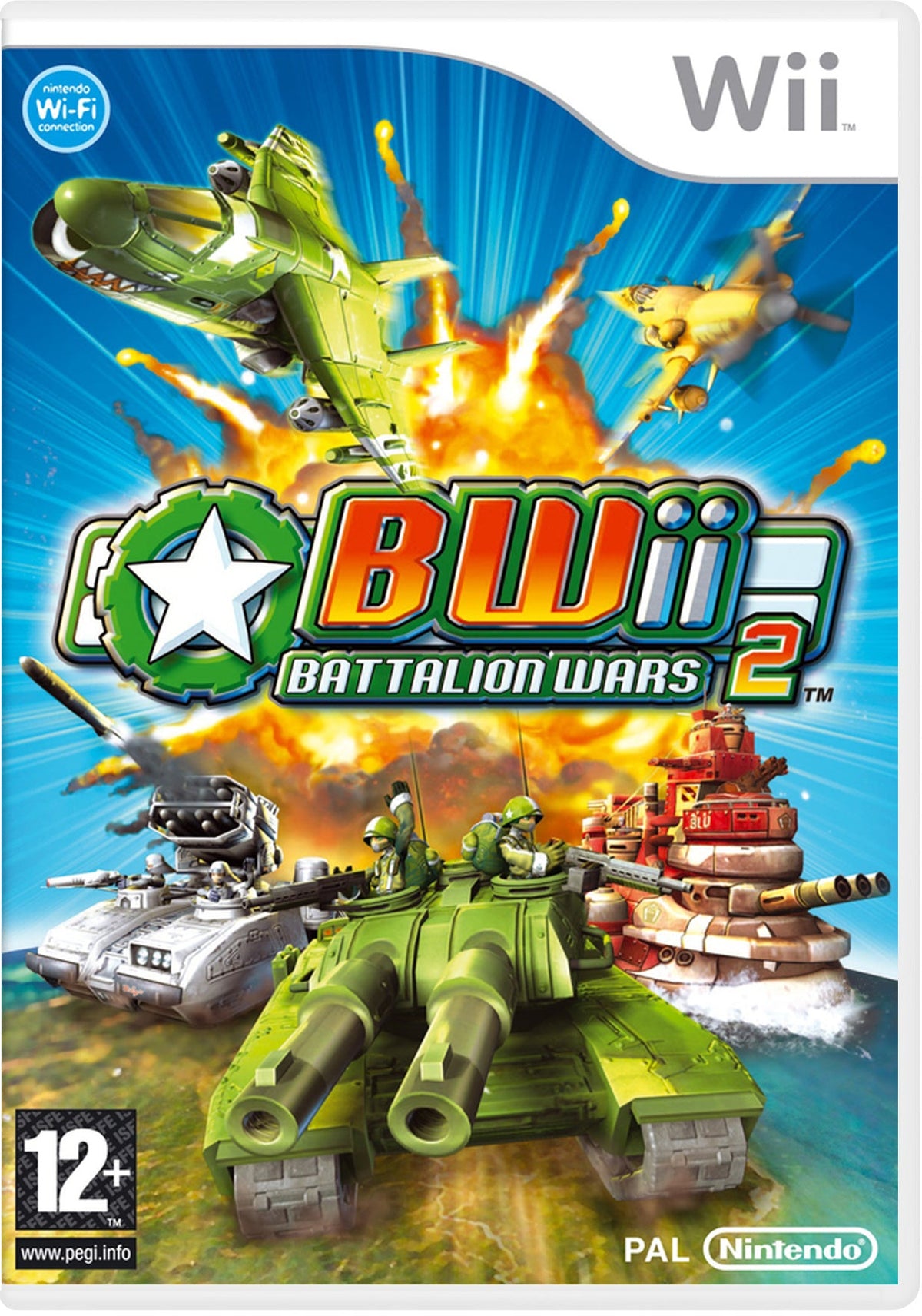 Battalion Wars 2 Nintendo Wii - copertina inglese PAL