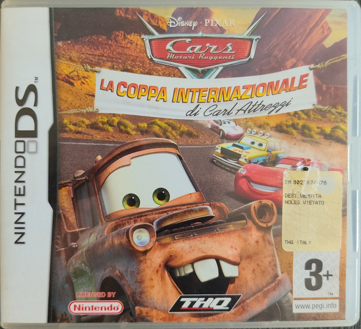 Gioco Cars Motori Ruggenti La Coppa Internazionale di Carl Attrezzi per NDS
