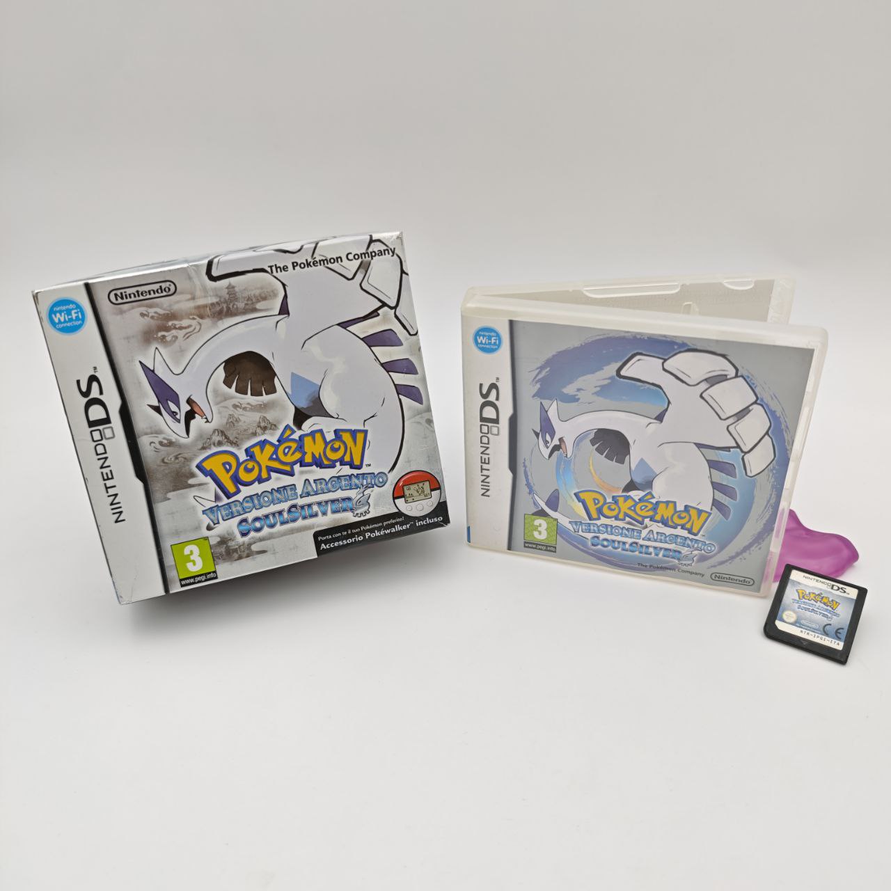 Pokemon Oro HeartGold Argento SoulSilver Nintendo DS 100% ORIGINALE -In Garanzia
