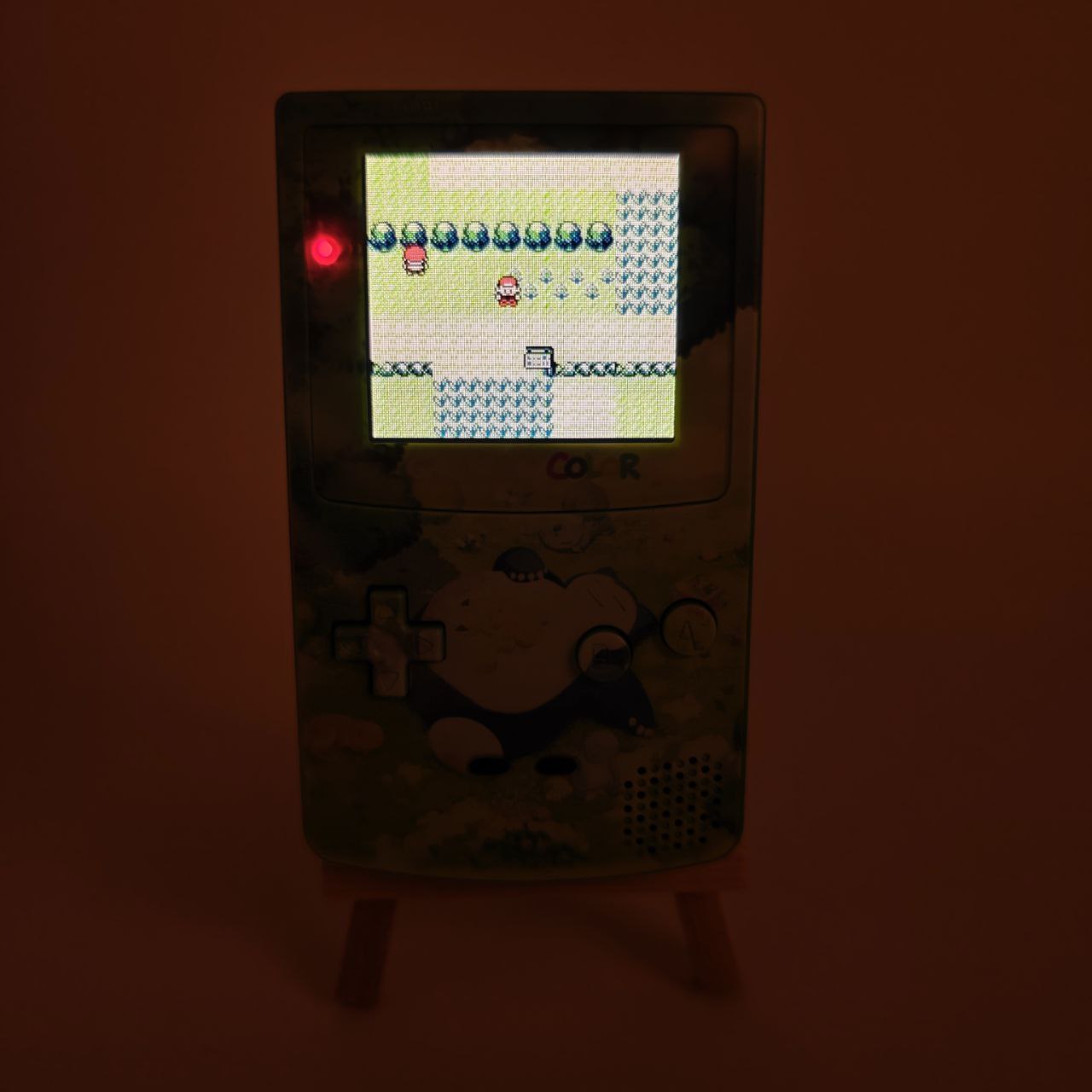 Nintendo Game Boy Advance Pokemon Snorlax Retroilluminato Console Custom