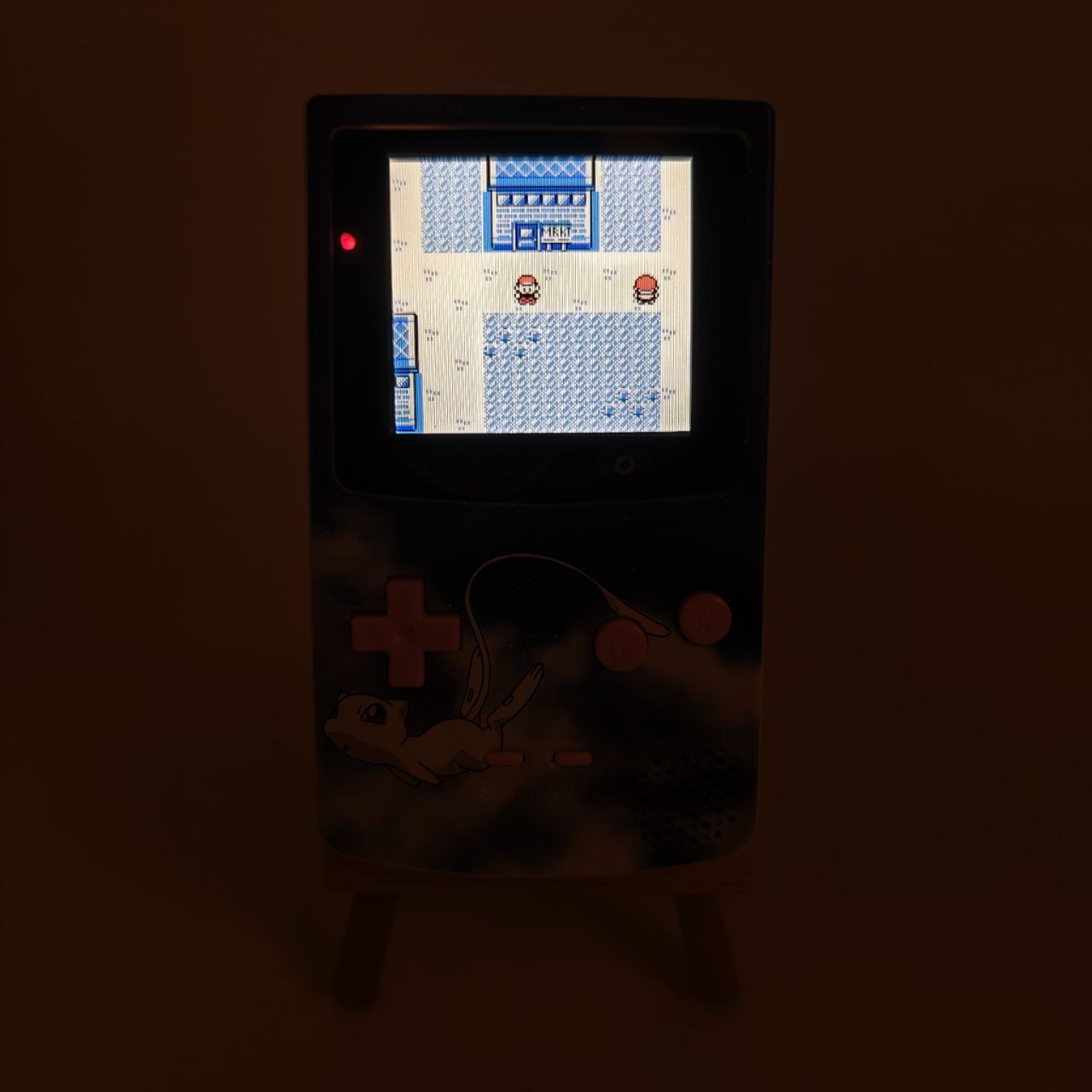 Nintendo Game Boy Advance Pokemon Mew Retroilluminato Console Custom