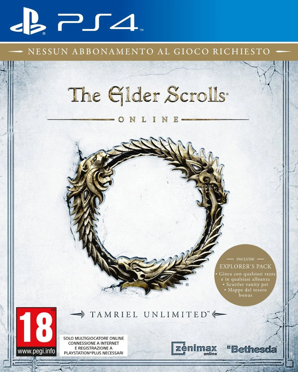 Gioco The Elder Scrolls Online (Steelbook) per PS4 Playstation 4