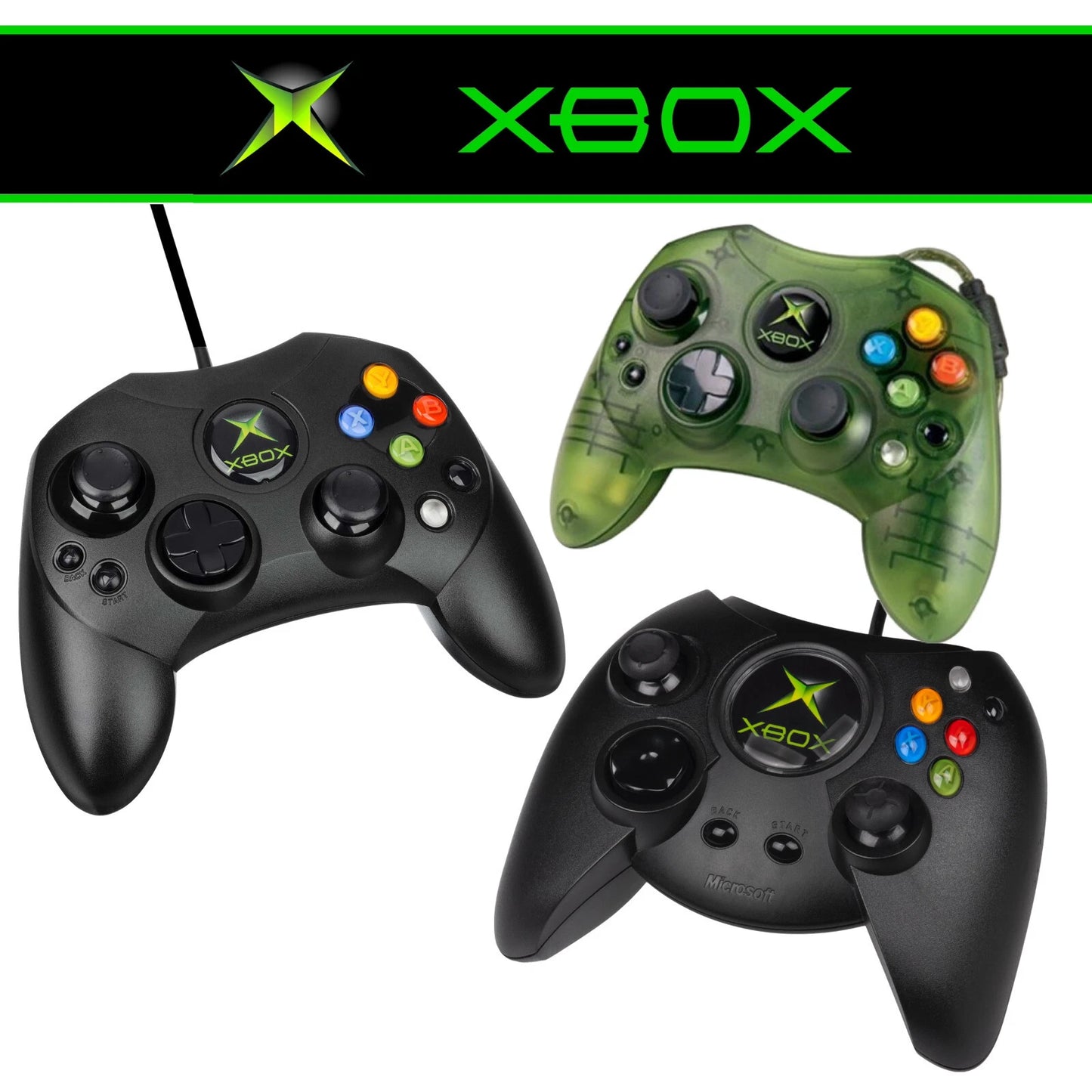 Xbox Classic Controller Gamepad Joystick Microsoft Originale - In Garanzia