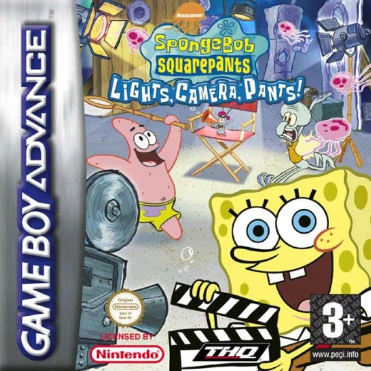 Gioco Spongebob Squarepants Light Camera Pants solo Cartuccia per GBA Game Boy