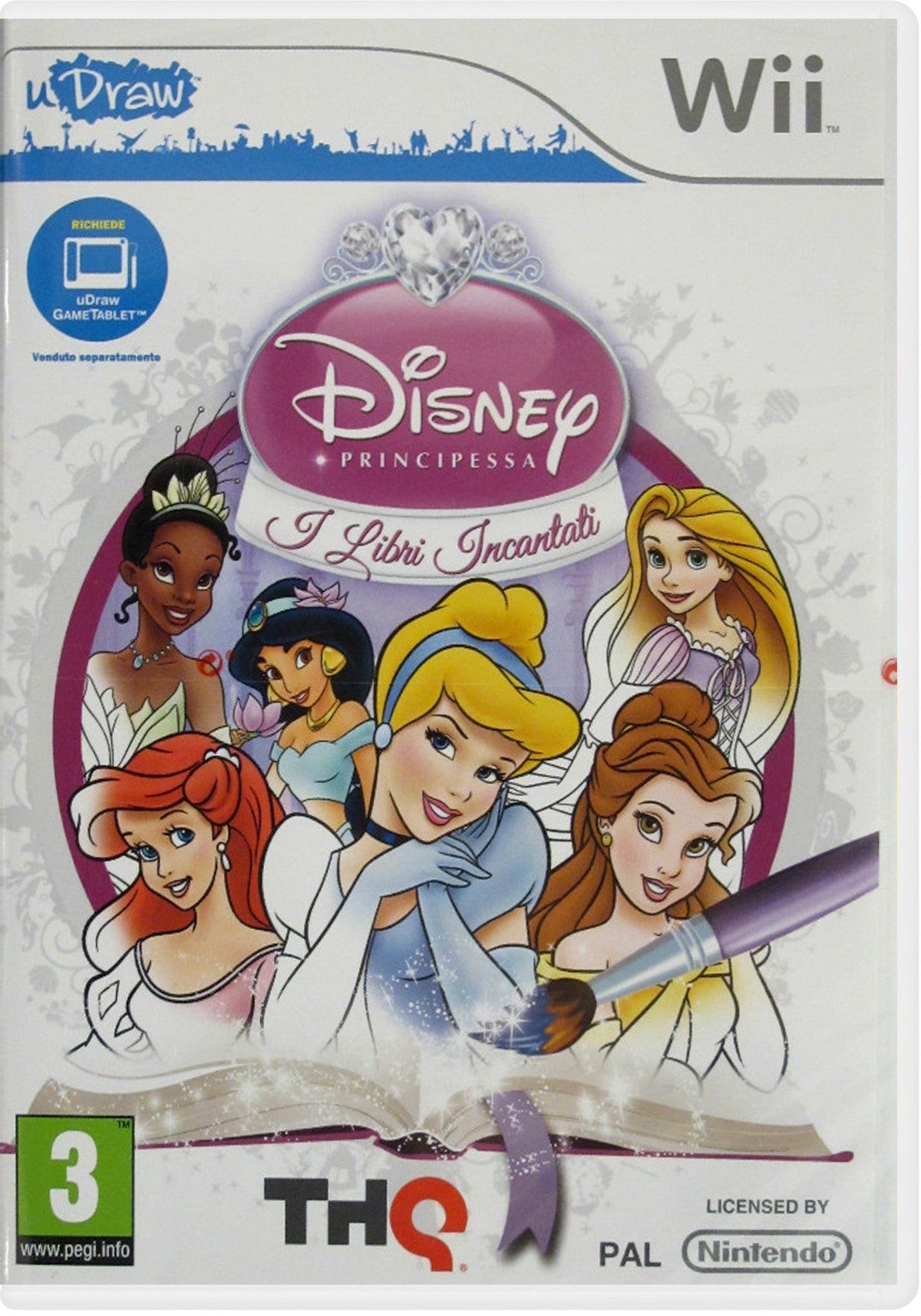 Gioco uDraw Disney Principessa: I Libri Incantati per Nintendo Wii