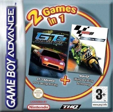 Gioco GT 3 Advance + Moto GP (EUR) solo Cartuccia per GBA Game Boy Advance
