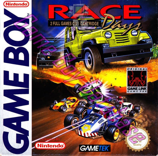 Gioco Race Days (EUR) solo Cartuccia per GB Game Boy Classic