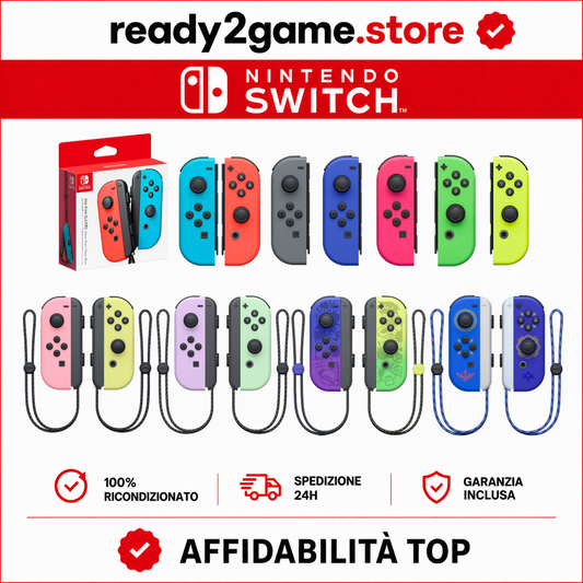 ✅ Nintendo Switch Joycon Originali 💎 Controller Destro Sinistro ✨ In Garanzia
