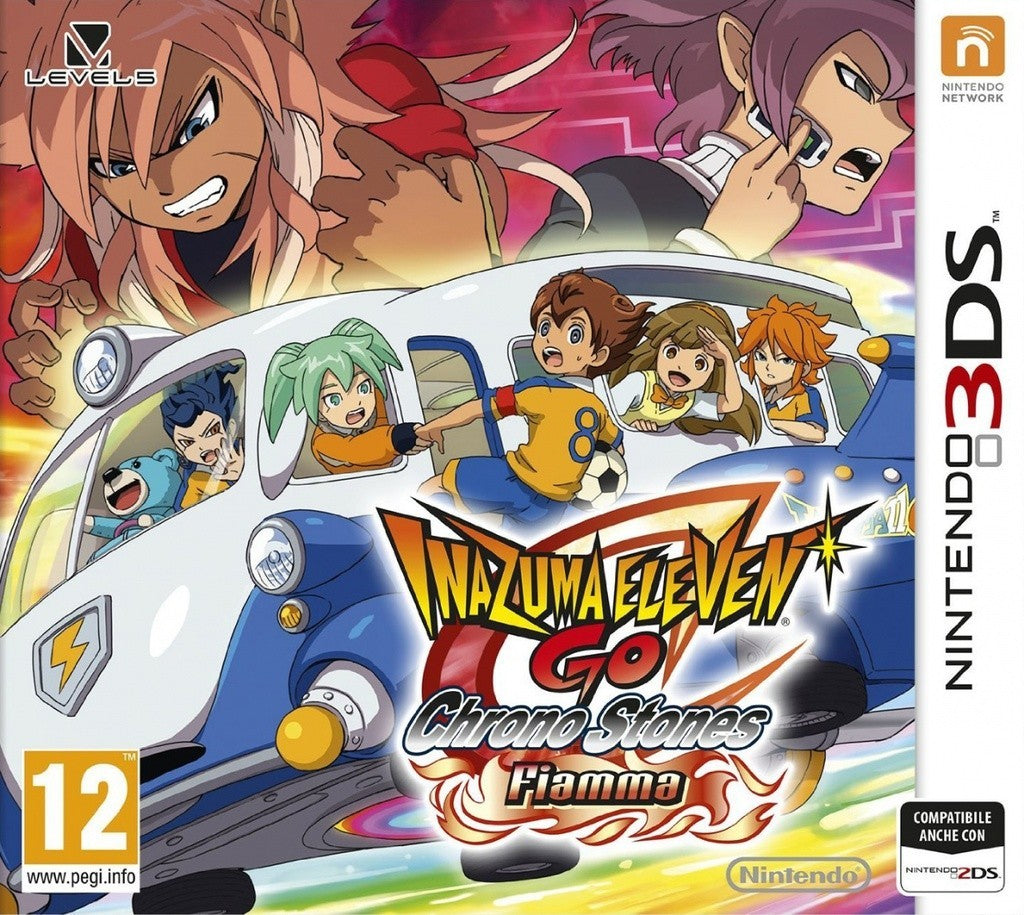 Gioco Inazuma Eleven Go Chrono Stones Fiamma per Nintendo 3DS 2DS