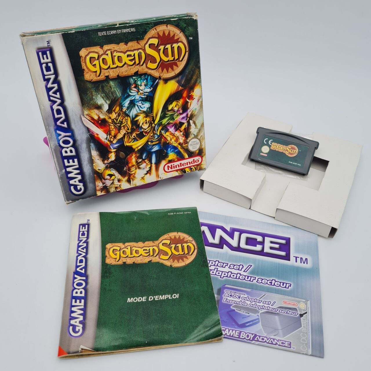 GOLDEN SUN per NINTENDO GAME BOY ADVANCE GBA USATO in FRANCESE OTTIMO0
