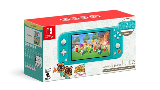✅Console Nintendo Switch Lite Animal Crossing Turchese / Schermo + 2 Joycon ✨In