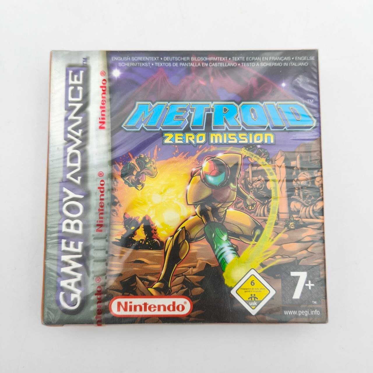 Metroid Zero Mission Game Boy Advance GBA 100% ORIGINALE Sigillato con Scatola