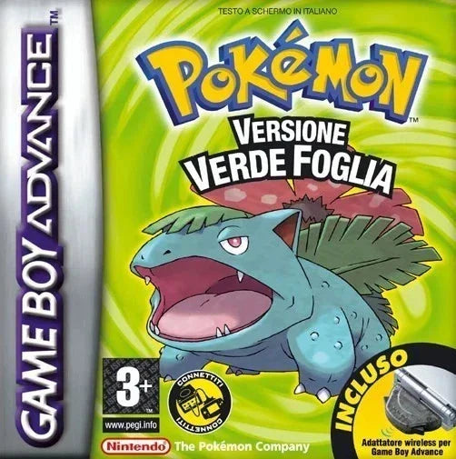 Gioco Pokemon Verde Foglia (ITA) - Ottimo solo Cartuccia per GBA Game Boy