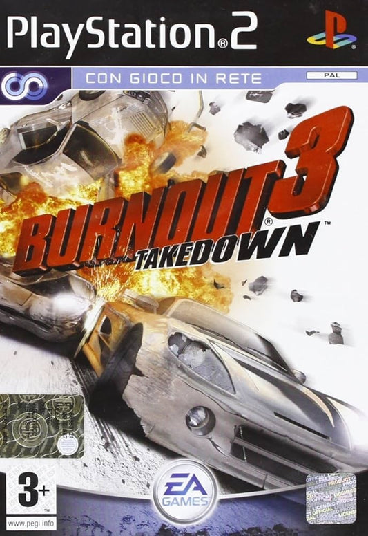 PS2 Playstation 2 Burnout 3 Takedown Gioco Usato