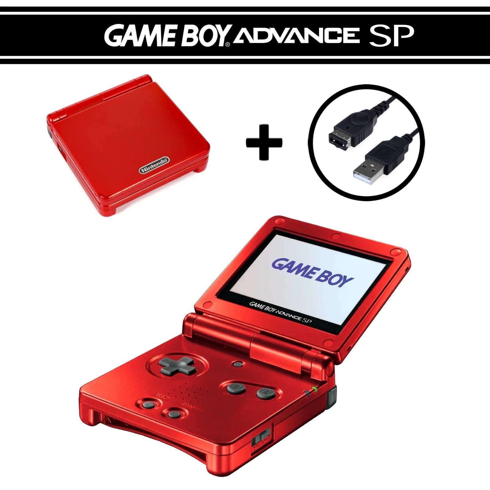Nintendo Game Boy Advance, Color GBA Advance SP Console IN GARANZIA - ECCELLENTE