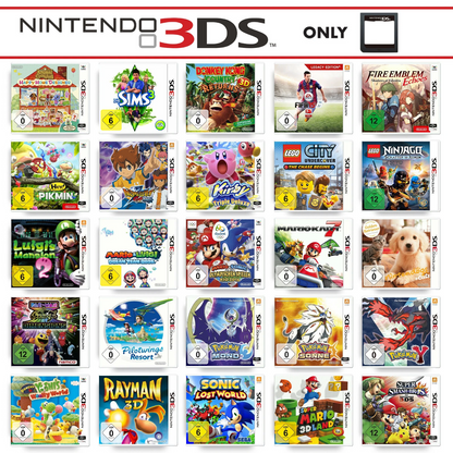 Nintendo 3DS 2DS Gioco A Scelta Solo Cartuccia Zelda Mario Pokemon Layton Kirby