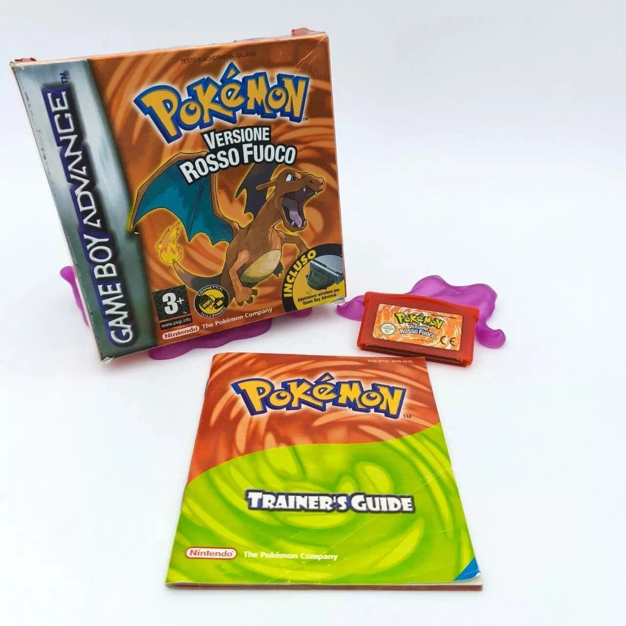 Pokemon Rosso Fuoco Verde Foglia Game Boy Advance GBA 100% ORIGINALE In Garanzia