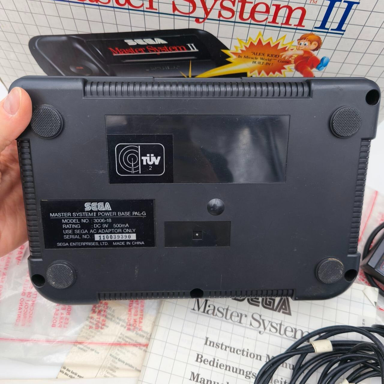 Sega Master System II Power Base Pal Scatola + Alex Kidd Gioco - In Garanzia5