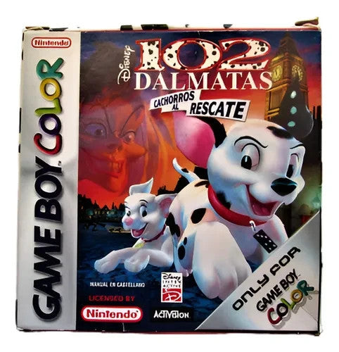 Gioco Disney 102 Dalmatas Cachorros Al Rescate (ESP) solo Cartuccia per GBC Game