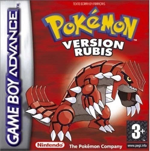 Pokemon Rubino Zaffiro Game Boy Advance GBA ORIGINALE Batteria Nuova In Garanzia