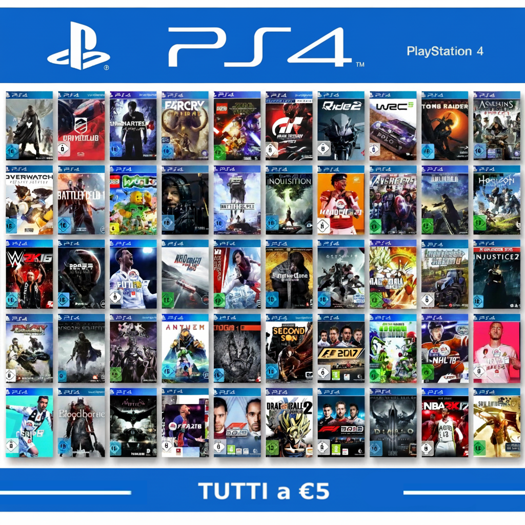 Ps4 Playstation 4 Gioco A Scelta Tutti a €5 Dragon Ball Far Cry FIFA Battlefield