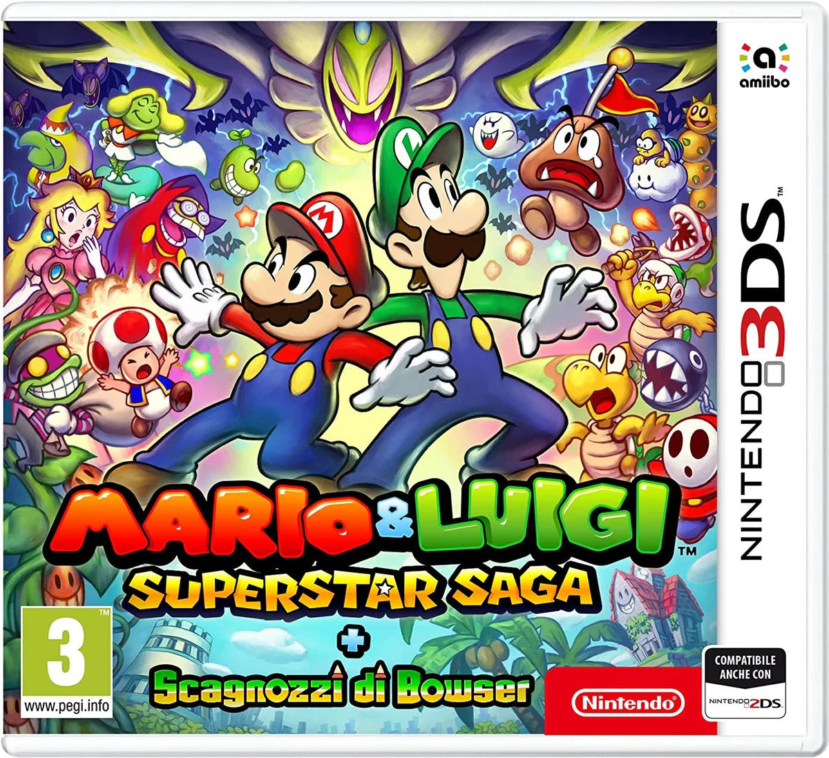 Gioco Mario E Luigi Superstar Saga + Scagnozzi Di Bowser per Nintendo 3DS 2DS