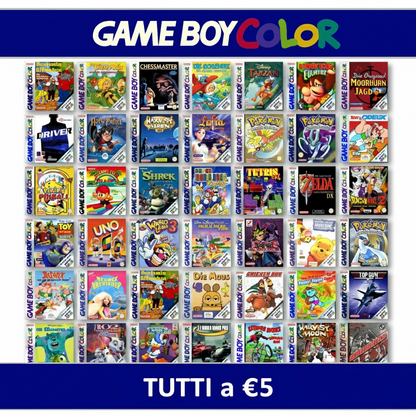 Nintendo Game Boy Color GBC Gioco A Scelta Tutti €5 Solo Cartuccia Pacman Disney