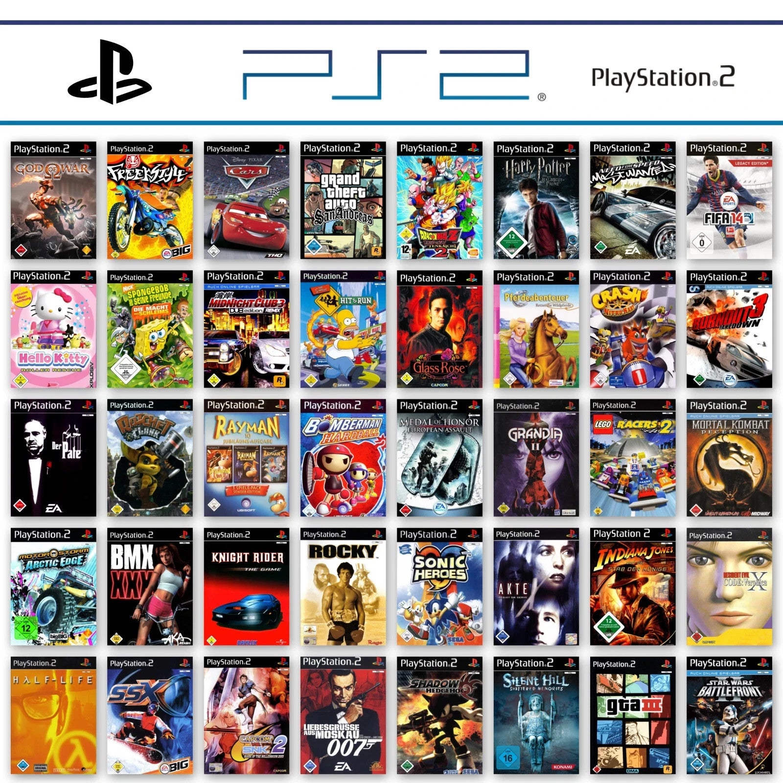 Ps2 Playstation 2 Gioco A Scelta tra i Migliori Titoli FF Crash GTA Rayman KH