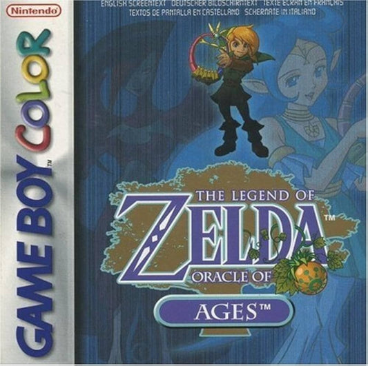 Gioco Zelda Oracle Of Ages - buono solo Cartuccia per GBC Game Boy Color