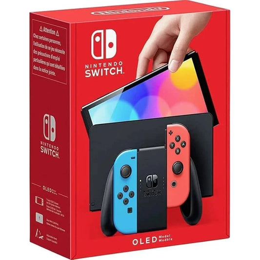 ✅Console Nintendo Switch OLED Rosso Neon/Blu Neon ✨In Garanzia🎁