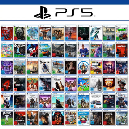 Ps5 Playstation 5 Gioco a Scelta tra i Migliori Titoli GTA God Of War Cod FIFA
