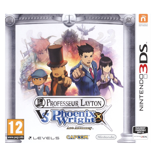 Gioco Professor Layton Vs Phoenix Wright Ace Attorney per Nintendo 3DS 2DS