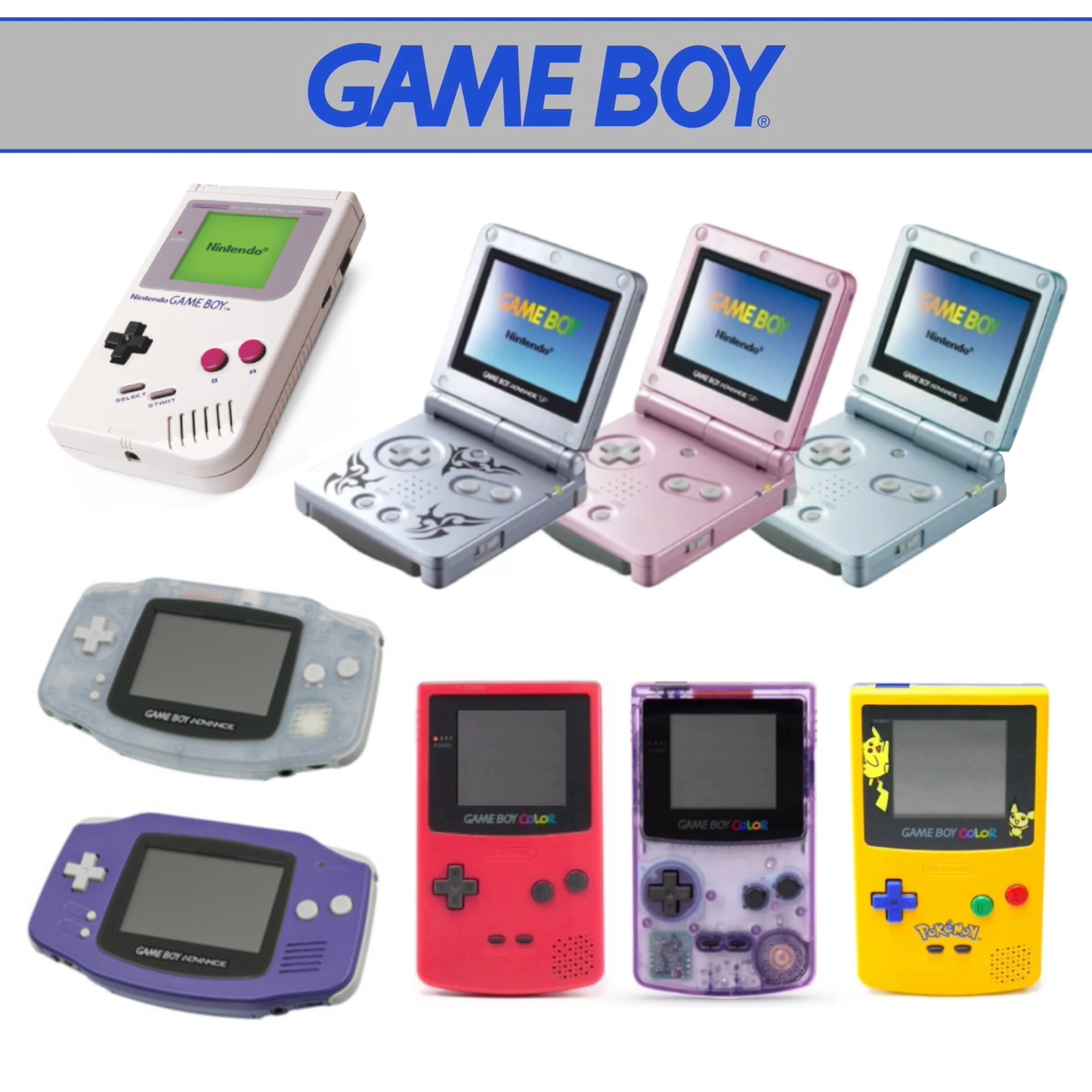 Nintendo Game Boy Advance, Color GBA Advance SP Console IN GARANZIA - BUONO