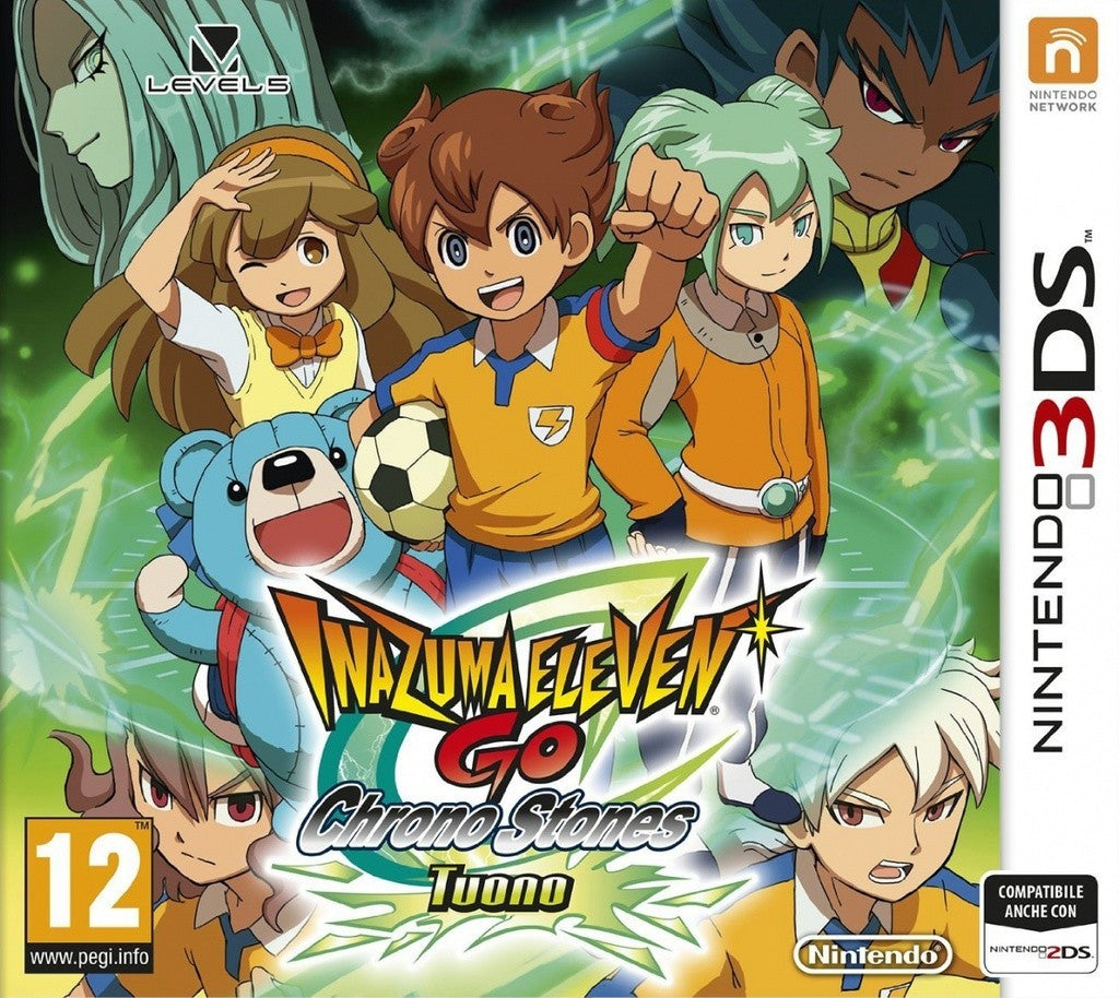 Gioco Inazuma Eleven Go Chrono Stones Tuono per Nintendo 3DS 2DS
