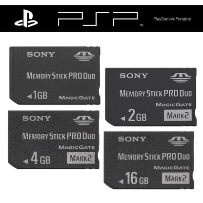 Scheda Sd PSP 1 4 8 16 Gb Originale Sony Memory Stick PRO Duo Playstation
