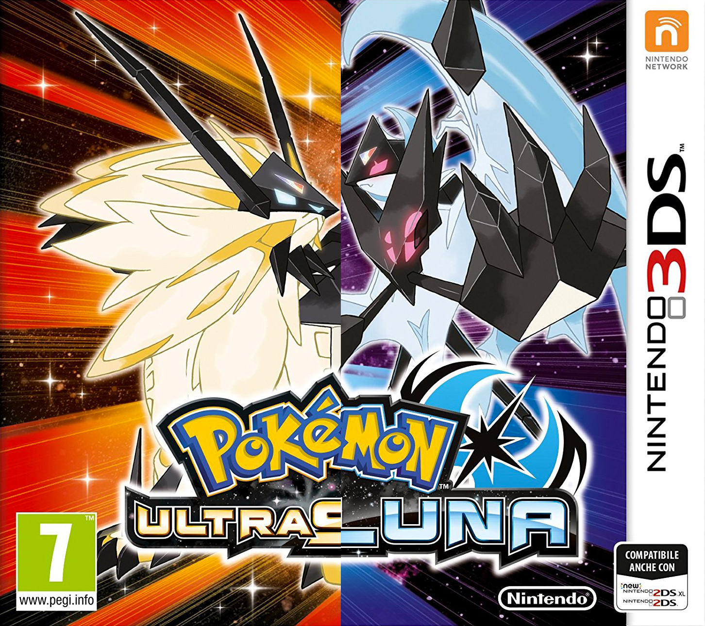 Pokemon Ultrasole Ultraluna Ultra Sole Luna Per Nintendo 3ds 2ds Multilingua