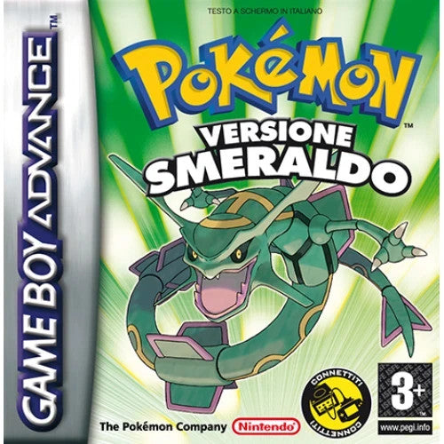 Pokemon Smeraldo Game Boy Advance GBA 100% ORIGINALE Batteria Nuova -In Garanzia