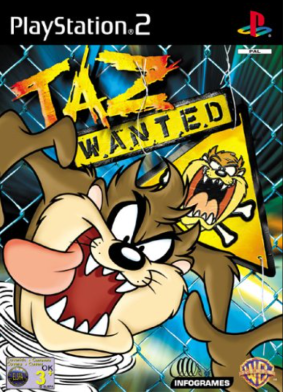 PS2 Playstation 2 Taz Wanted Gioco Usato