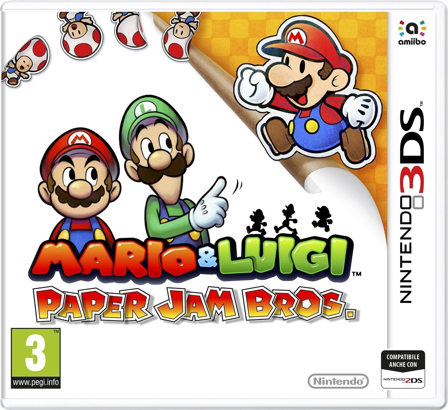Gioco Mario E Luigi Paper Jam Bros per Nintendo 3DS 2DS