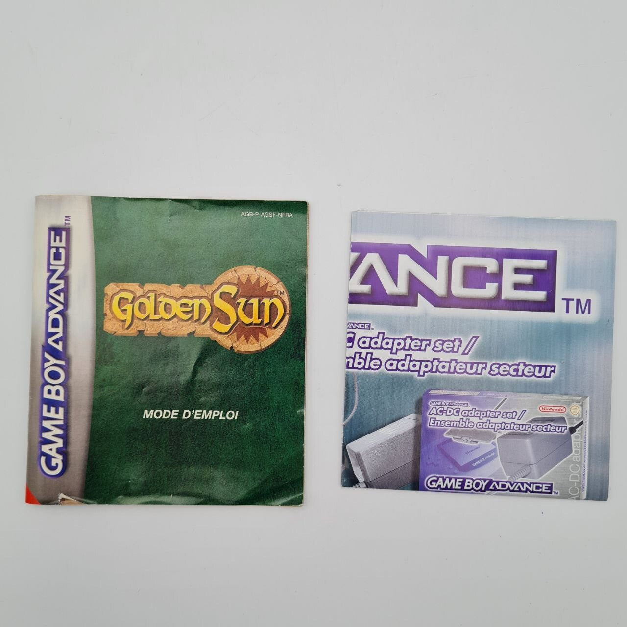 Golden Sun Per Nintendo Game Boy Advance Gba 100% ORIGINALE Francese con Scatola