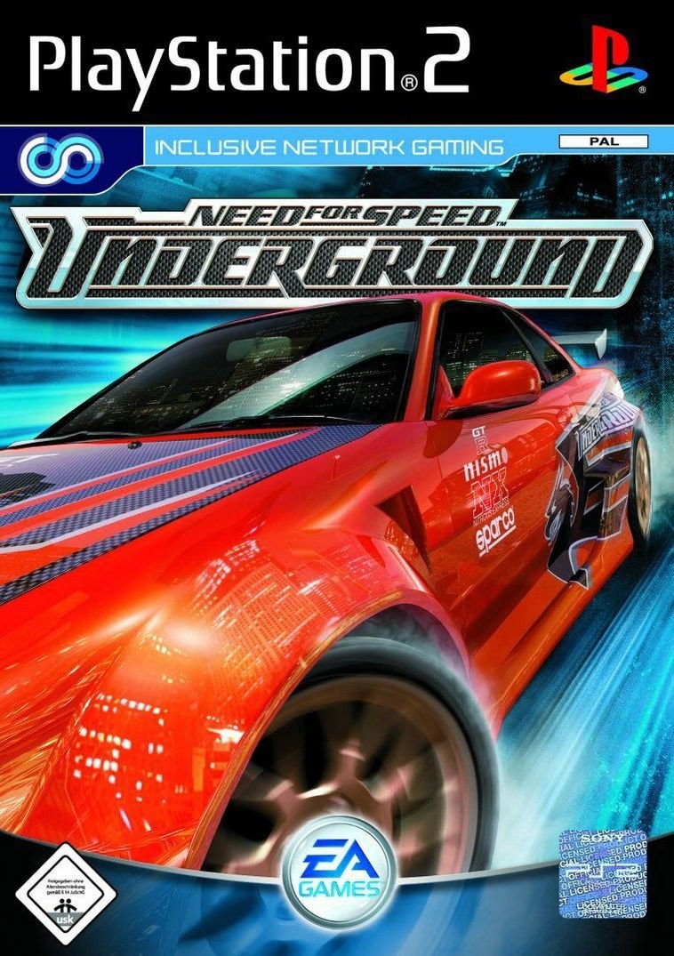 PS2 Playstation 2 Need For Speed Underground Gioco Usato