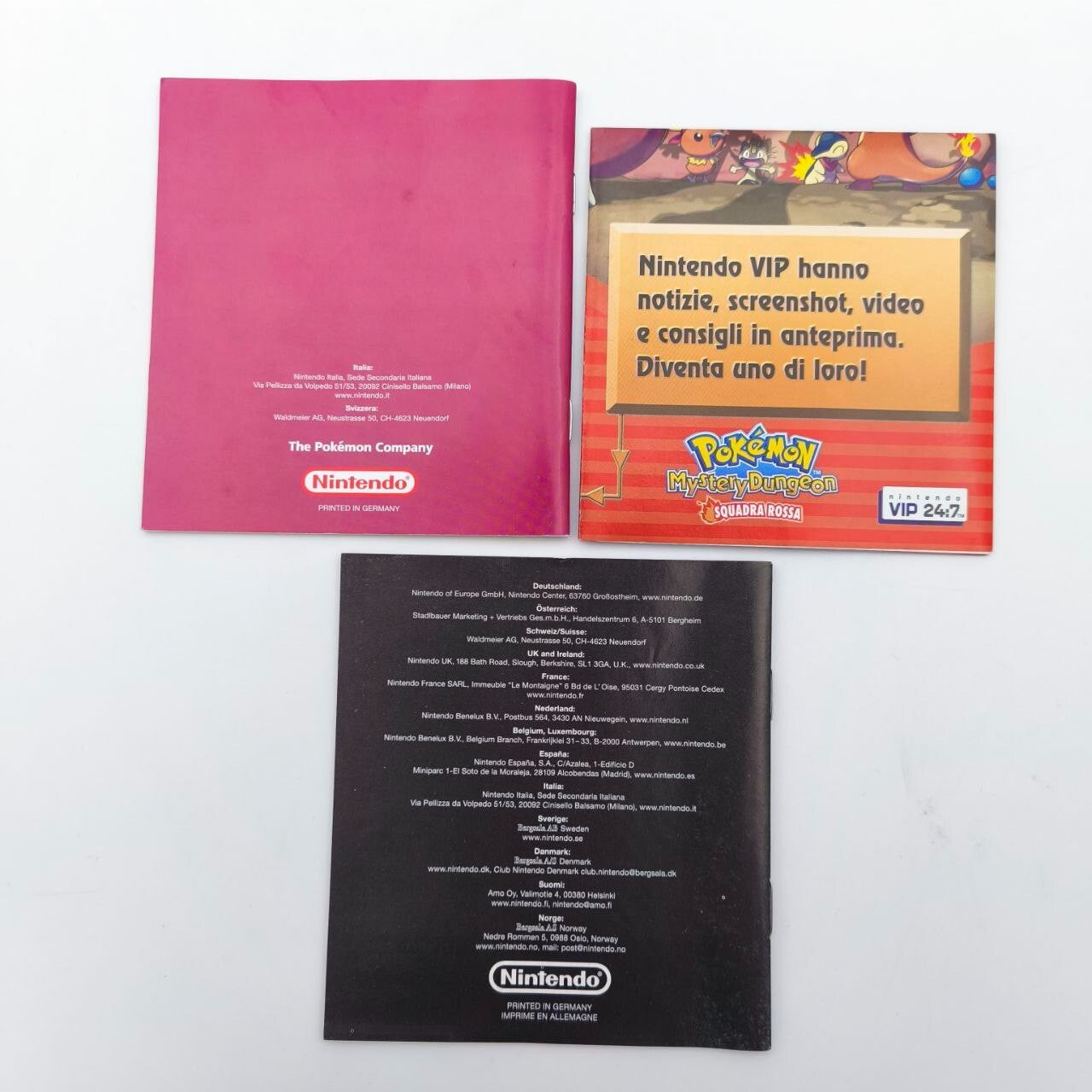 Pokemon Mystery Dungeon Squadra Rossa Game Boy Completo Originale Pal ITA